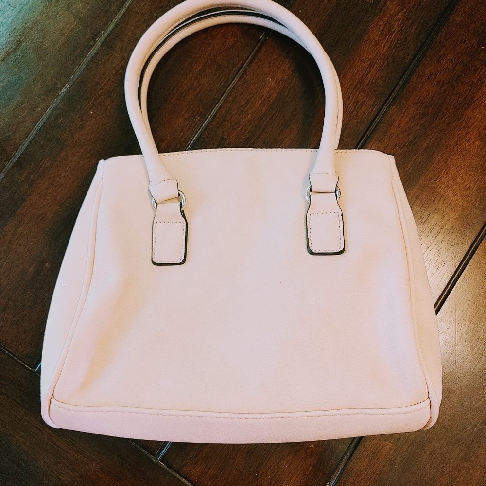 .Blush Pink Satchel with Shoulder Strap - Picture 8 of 11